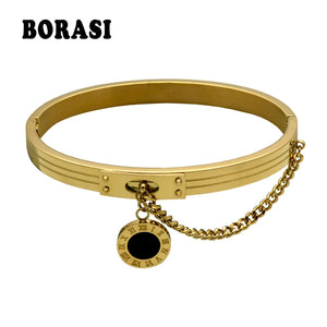 Women Wedding Bracelet Roman Numeral Love Bracelets for Valentines Gift