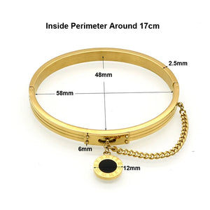 Women Wedding Bracelet Roman Numeral Love Bracelets for Valentines Gift