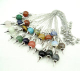 Natural Stone Quartz Crystal Divination Pendulum for Dowsing