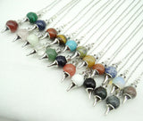Natural Stone Quartz Crystal Divination Pendulum for Dowsing
