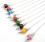 Tiger Eye Quartz Crystal Pendulum for Divination Dowsing
