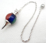 Tiger Eye Quartz Crystal Pendulum for Divination Dowsing
