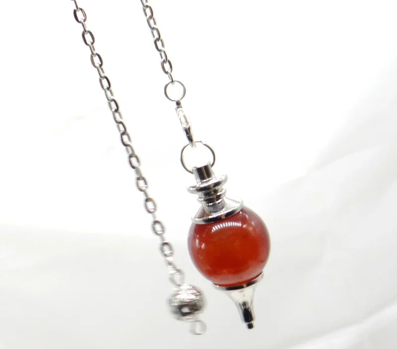 Tiger Eye Quartz Crystal Pendulum for Divination Dowsing