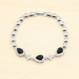 CZ Silver 925 Bracelet Christmas For Women 18+3cm