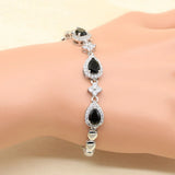 CZ Silver 925 Bracelet Christmas For Women 18+3cm