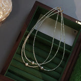 14K Filled Freshwater Pearl Beads Chains Necklace Jewelry