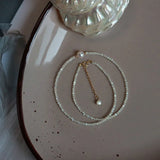 14K Filled Freshwater Pearl Beads Chains Necklace Jewelry