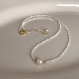 14K Filled Freshwater Pearl Beads Chains Necklace Jewelry