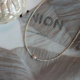 14K Filled Freshwater Pearl Beads Chains Necklace Jewelry