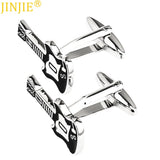 Guitar Punk Cufflinks Painted Cuff Nail Men's Business Casual French Shirt