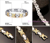 Romantic Heart Bracelet Stainless Steel Women Party Cuff Jewelry