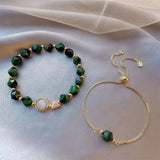 Opal Female Charm Bracelet Set - Christmas Jewelry