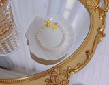 Rabbit Natural Freshwater Pearl Bracelet 14k Filled for Women