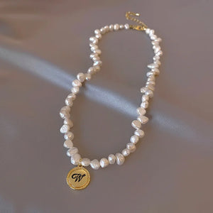Baroque Freshwater Pearl 14K Filled Female Pendant Necklace