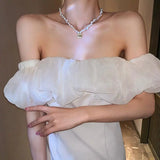 Baroque Freshwater Pearl 14K Filled Female Pendant Necklace