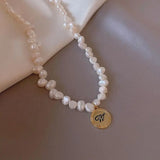 Baroque Freshwater Pearl 14K Filled Female Pendant Necklace
