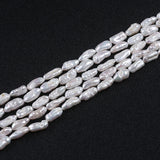 Natural Freshwater Biwa Pearl Strand for Jewelry Making
