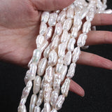 Natural Freshwater Biwa Pearl Strand for Jewelry Making