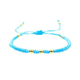 Ethnic Bohemia Style Hand Knitting Bead Bracelet for Women