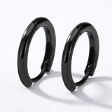 S925 Silver Hoop Stud Circle Earring Rings Christmas Gift