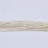 1.8-2mm Fresh Water Pearls Potato Shape Pearl Strands