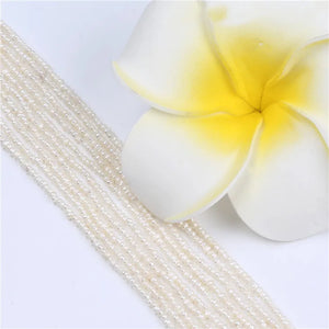 1.8-2mm Fresh Water Pearls Potato Shape Pearl Strands