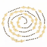 1M Stainless Steel Chain Bead Necklace for Ladies Jewelry