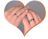 Tungsten Jewelry Ring Wedding Bands for Man & Woman, Size 4-14