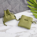 10 pcs Jewelry Bag Necklace Earrings Earphone Microfiber Leather Velvet Bag