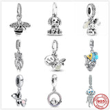 925 Silver Animal Dangle Charm Bead for Bracelets