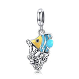 925 Silver Animal Dangle Charm Bead for Bracelets