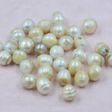 100PCS 11-12MM Natural Freshwater Pearl Loose Bead Defective DIY Jewelry Making