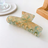 Colorful Shark Clip For Girls Green Tortoise Shell Hair Claw Clips