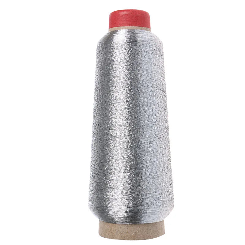 1PC Sewing Machine Cone Threads Polyester Overlocking All Purpose - Gold Silver