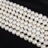 8-9mm Natural Freshwater Pearl Round Real Pearl Jewelry DIY Accessory