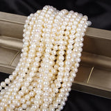 8-9mm Natural Freshwater Pearl Round Real Pearl Jewelry DIY Accessory