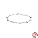 925 Silver Red Firecracker Star Bracelet, Birthday Gift