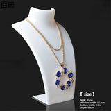 Acrylic Jewelry Necklace Vertical Neck Model Portrait Neck Display Props