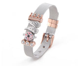 Animal Tree Slide Charms Mesh Bracelet Set DIY Charms for Women