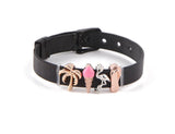 Animal Tree Slide Charms Mesh Bracelet Set DIY Charms for Women