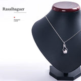 PU Leather Jewellery Display Necklaces Bust Pendants Stand Choker Holder