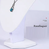 PU Leather Jewellery Display Necklaces Bust Pendants Stand Choker Holder