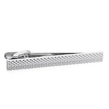 Classic Silver Necktie Clip for Men's Jewelry