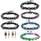 Changing Beads Woven Bracelet Amethyst Bracelet for Women