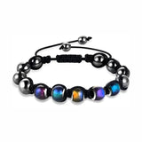 Changing Beads Woven Bracelet Amethyst Bracelet for Women