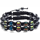 Changing Beads Woven Bracelet Amethyst Bracelet for Women