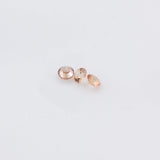 High Natural Round Orange Sapphire Jewelry