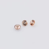 High Natural Round Orange Sapphire Jewelry