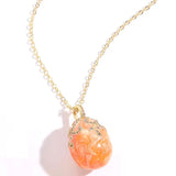 Enamel Egg Pendant Necklace, Environmental Friendly