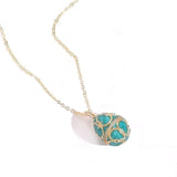 Enamel Egg Pendant Necklace, Environmental Friendly